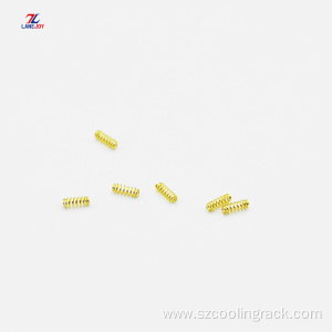 sale very small gold plating compression spring